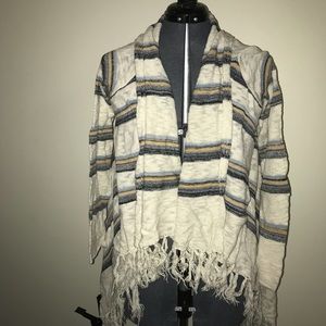 Striped Print Cardigan
